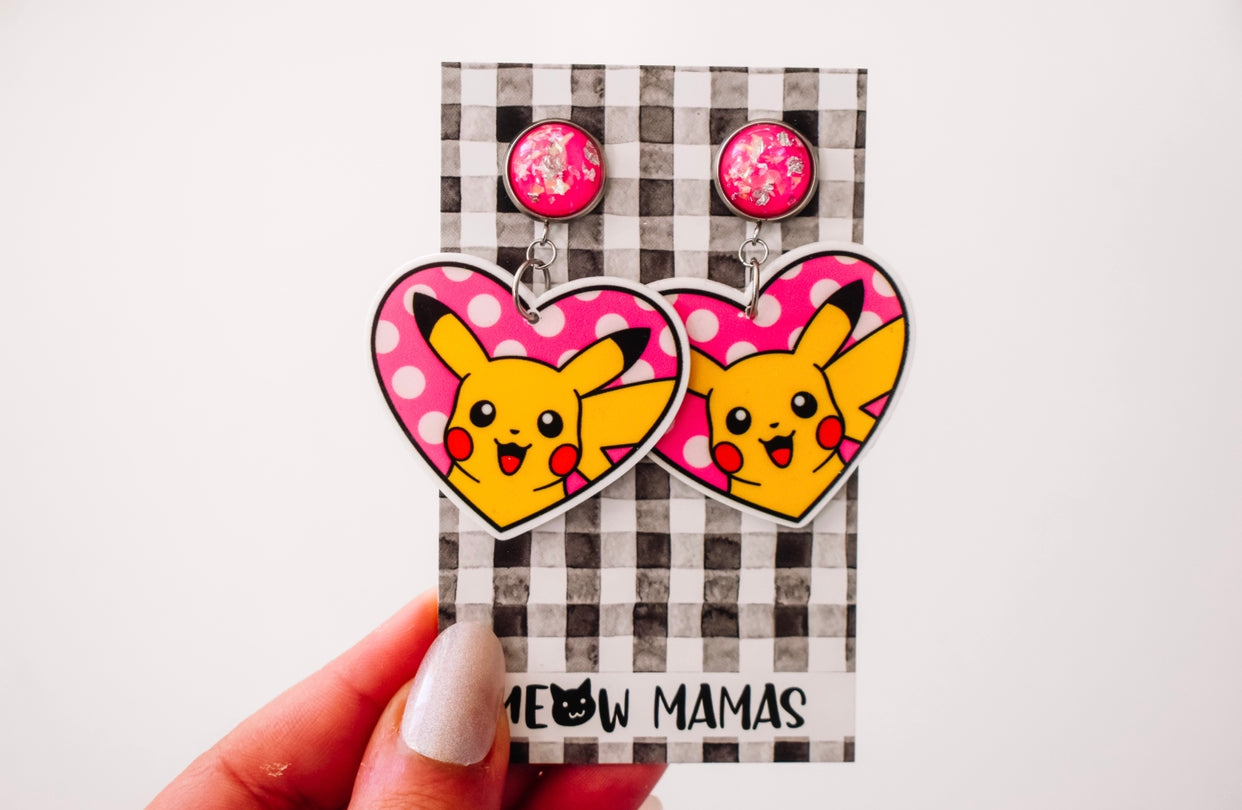 Pika pika earrings