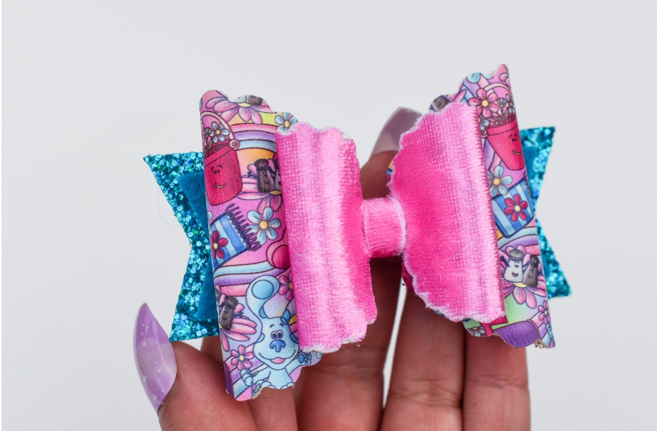 Blue clues dolly bow