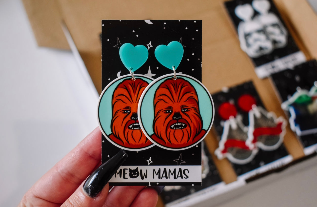 Chewie dangle earrings