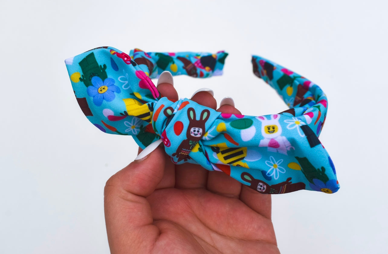 Spring blocks hard headband