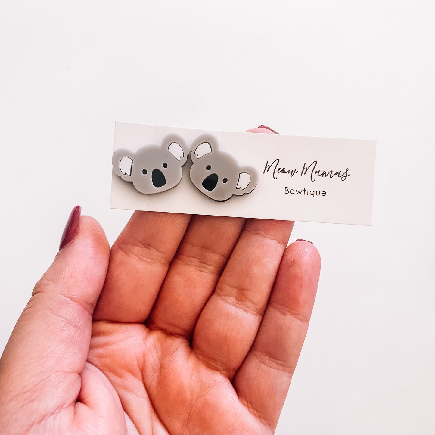 Koala acrylic studs