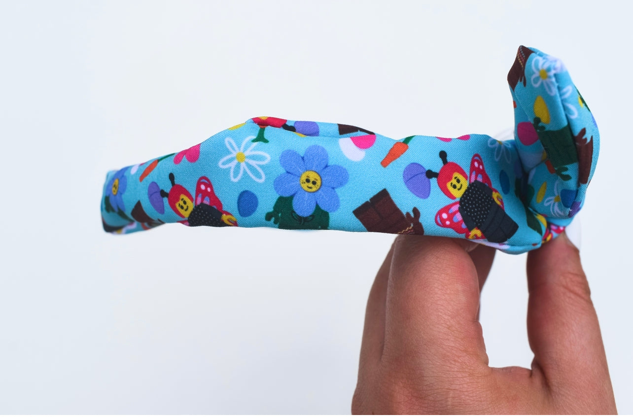 Spring blocks hard headband