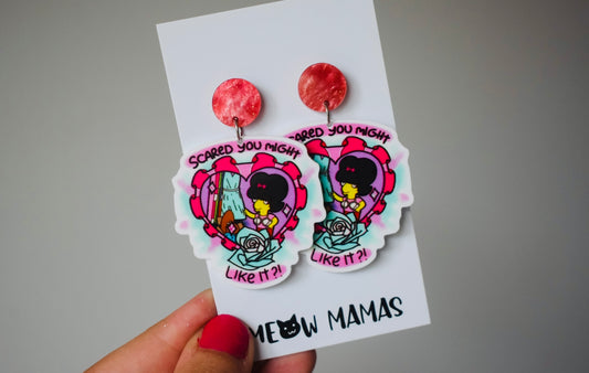 LGBT milhouse dangle earrings