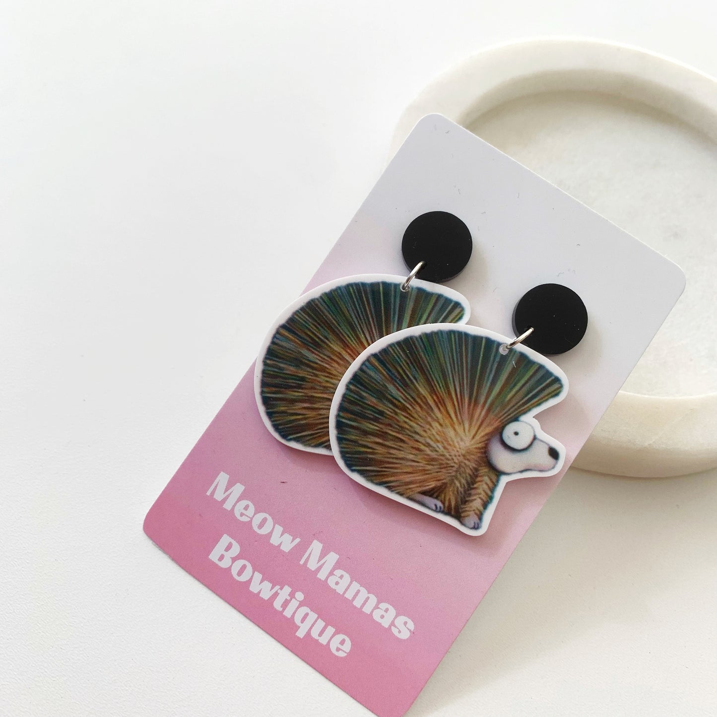 I need a hug dangle earrings