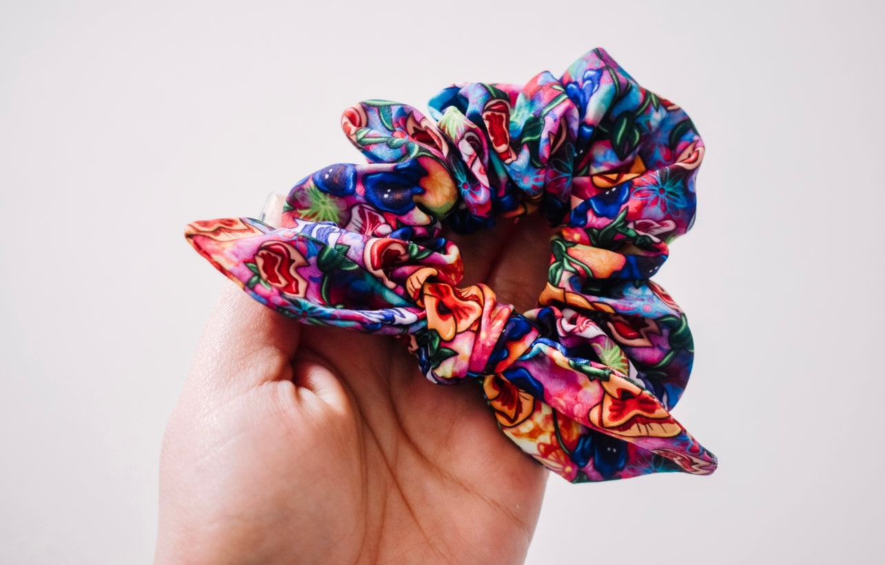 The golden afternoon small twist scrunchie