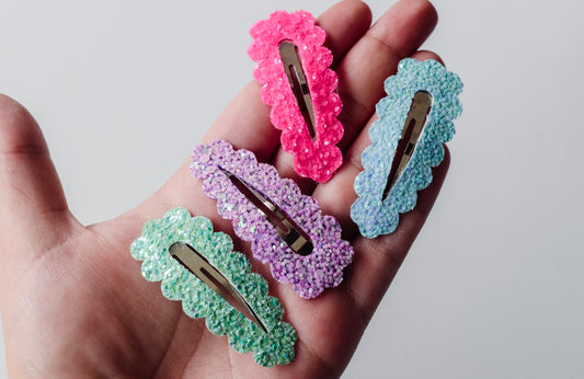 5cm brights snap clip set