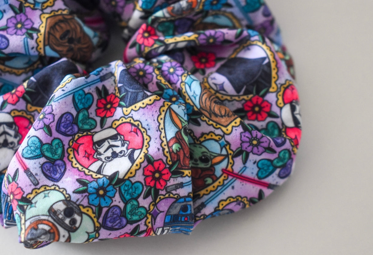 Tattoo space wars scrunchie