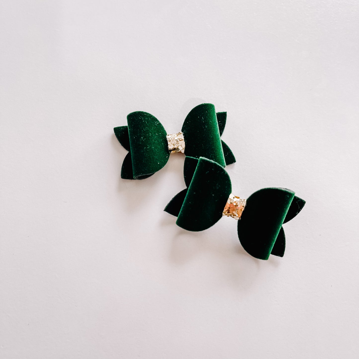 Emerald plush pigtails