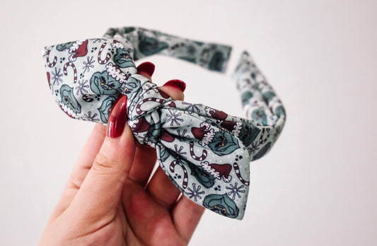 You’re a mean one Twist Knot hard headband
