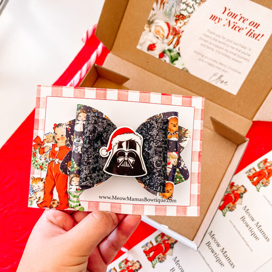 Luke ; I am your Father Christmas bow