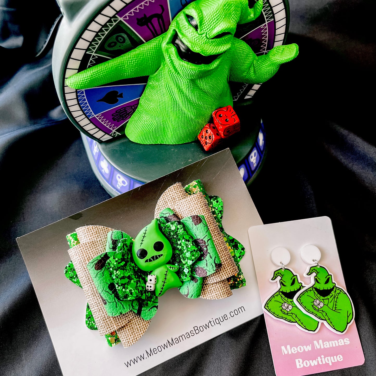 Oogie Boogie Clay bow