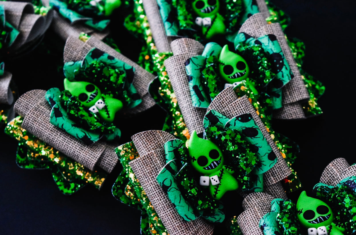 Oogie Boogie Clay bow