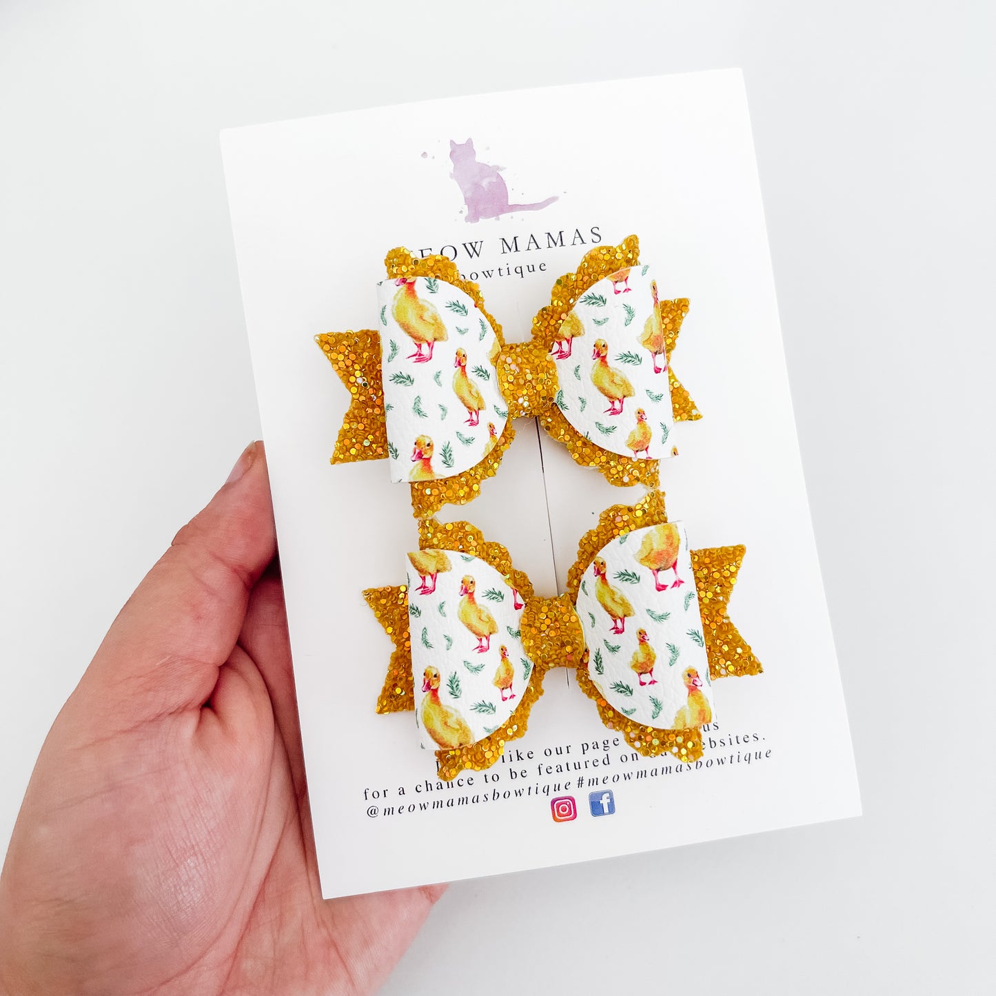 Ducklings petite bow