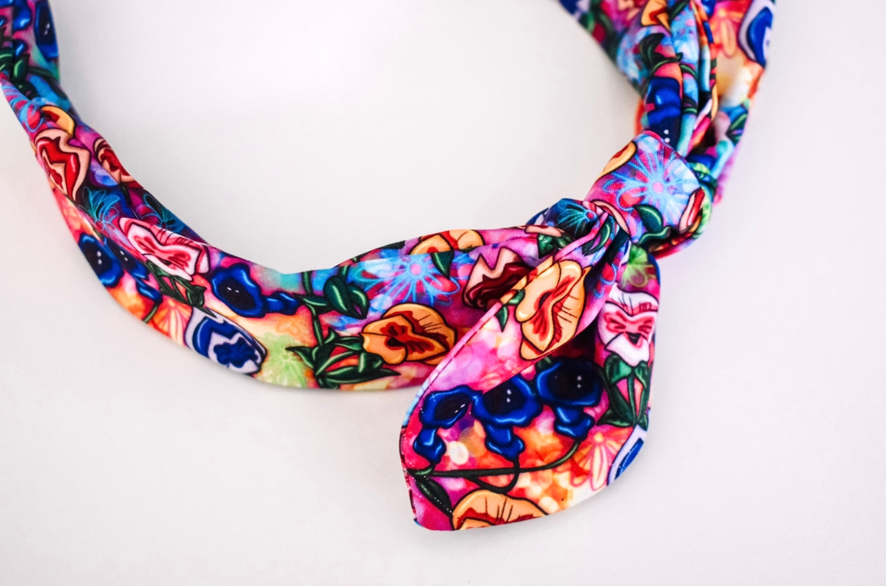The golden afternoon Twist Knot hard headband