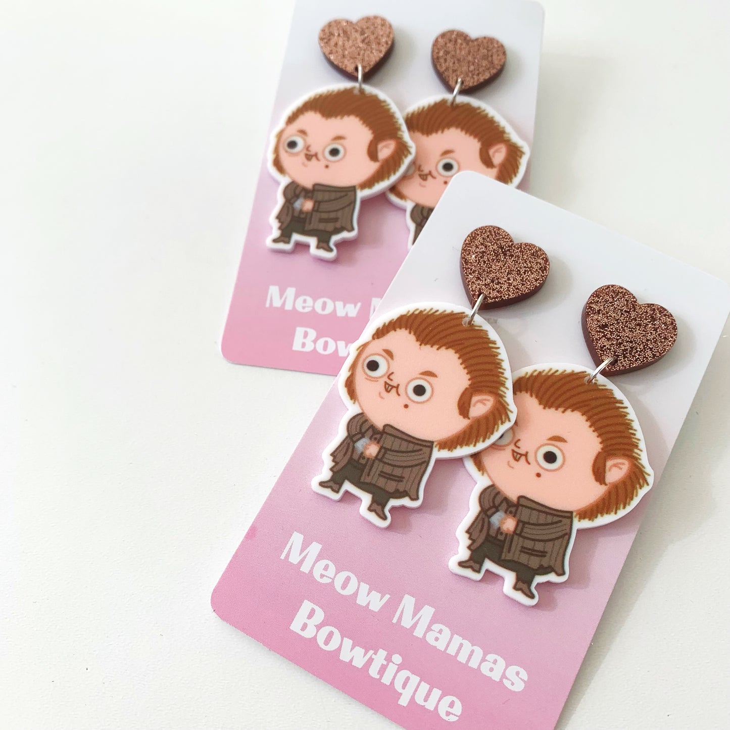 Peter Pettigrew dangle earrings