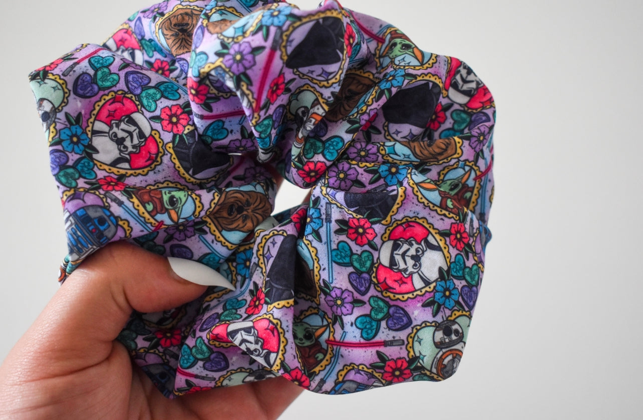 Tattoo space wars scrunchie