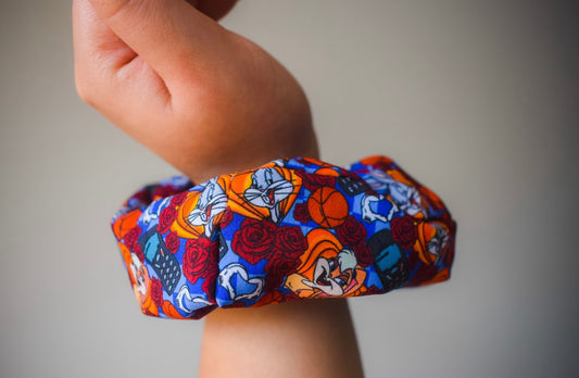 Basketball bunny scrunchie