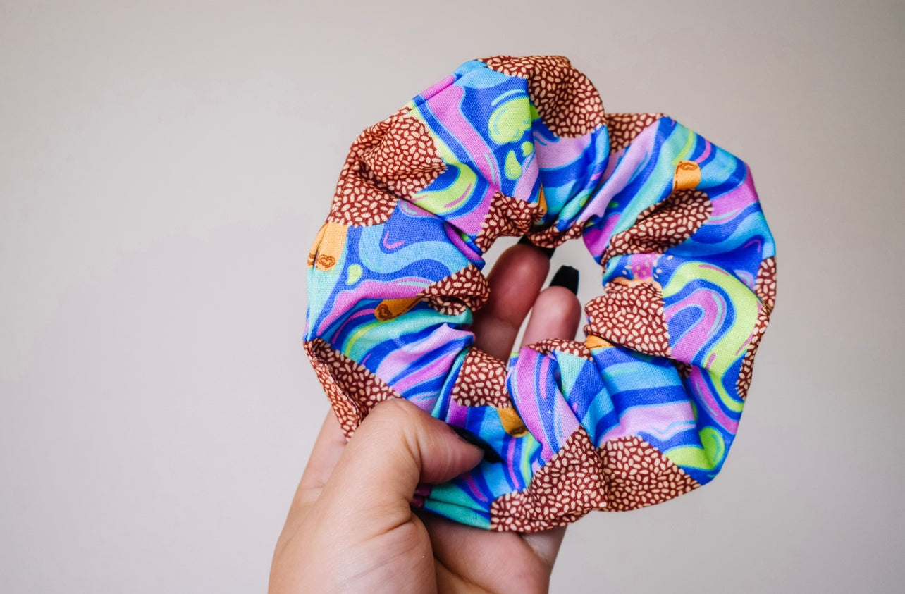 Retro Gaytime scrunchie