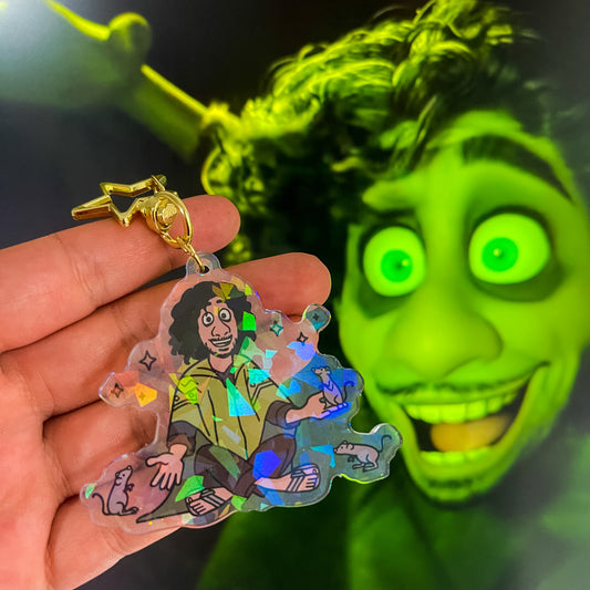 Tio Bruno holographic acrylic keychain