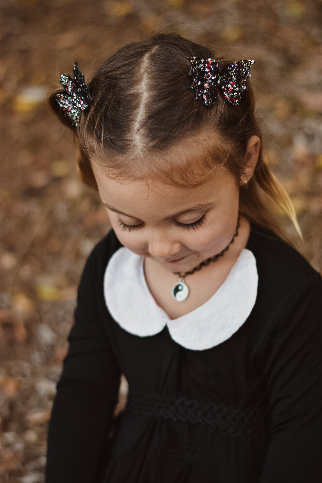 Starry night bat pigtails