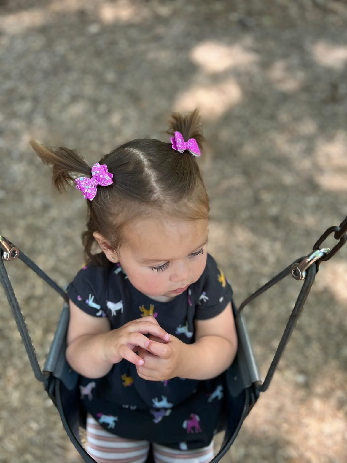 Orchid Teeny Tiny pigtail set