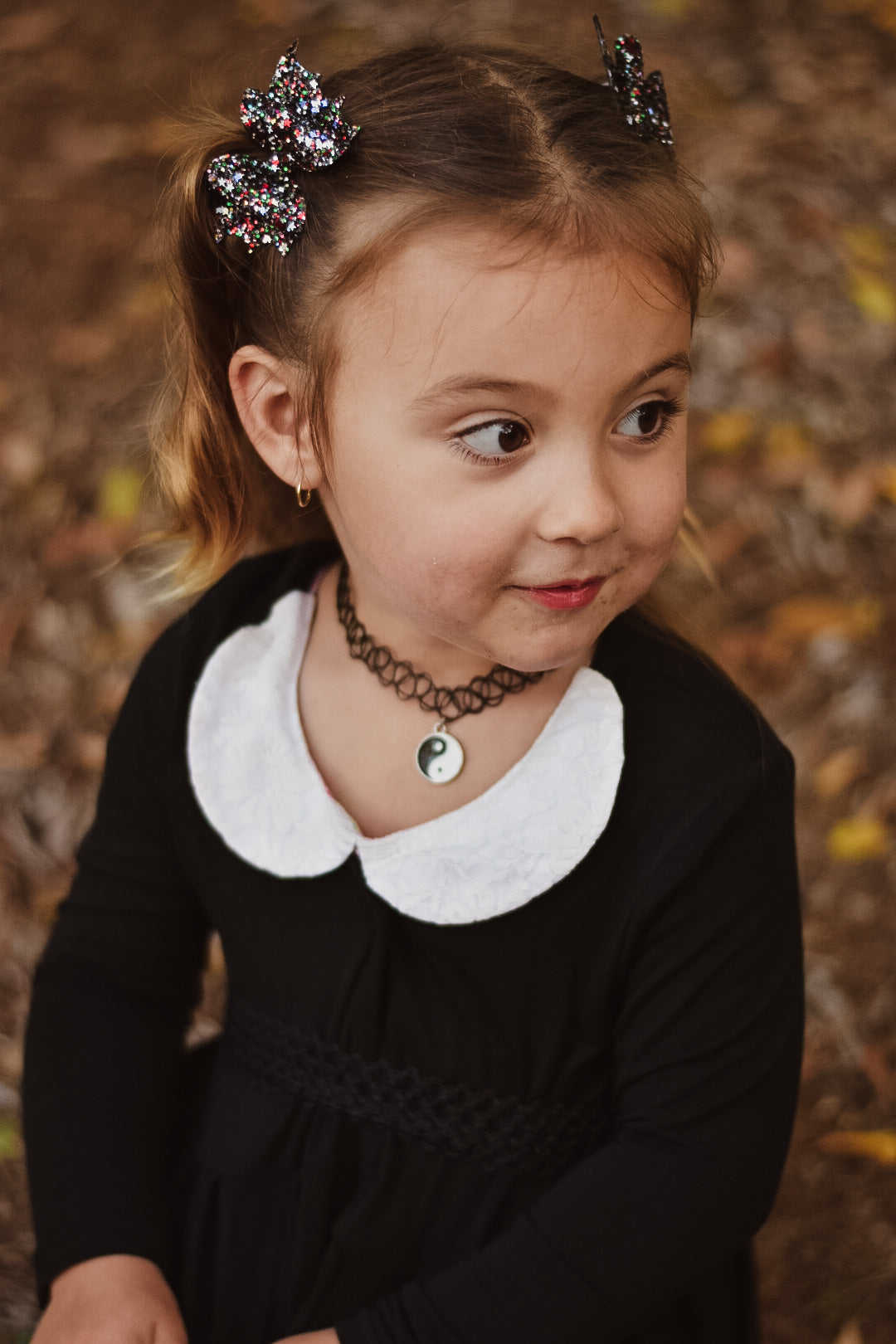 Starry night bat pigtails