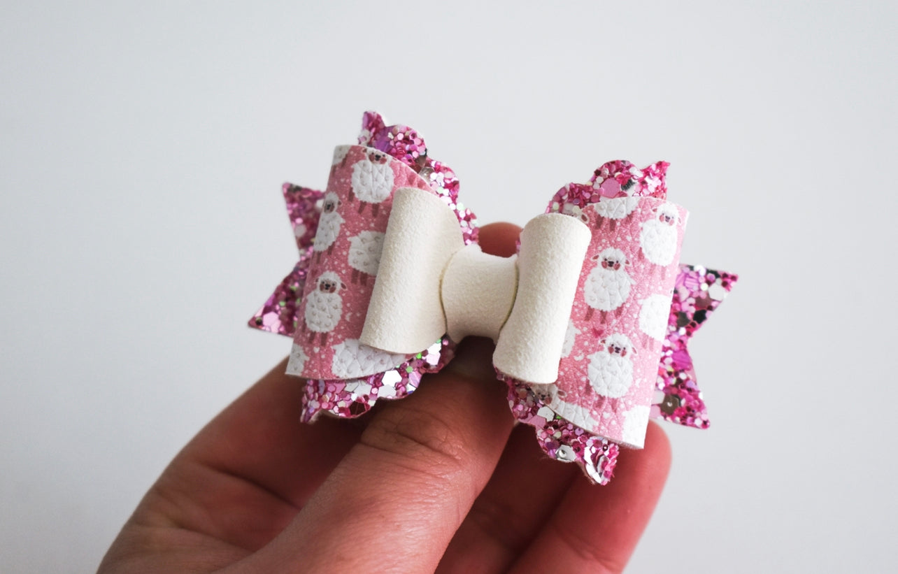 Marys little lamb petite singular bow