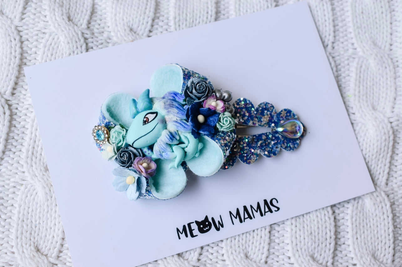 Raya jumbo snap clip OOAK