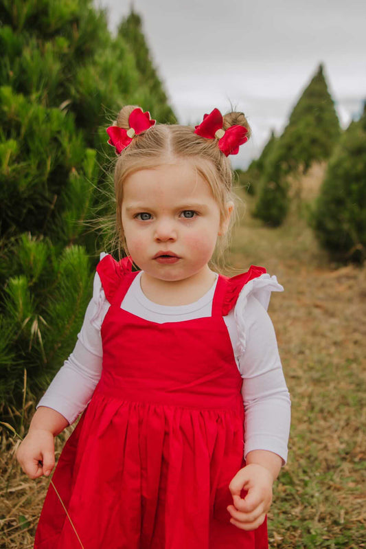Crushed Velvet bow Single bow