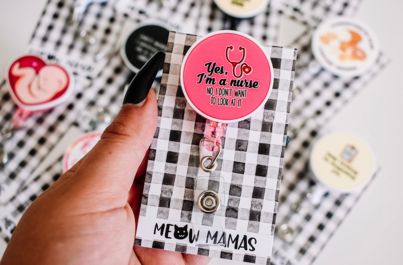Nurses ick Badge reel