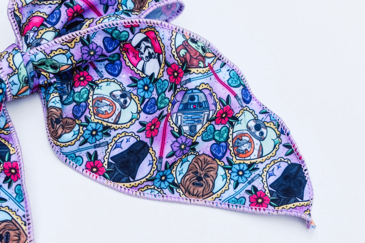 Tattoo space wars 5 inch hand tied sailor bow