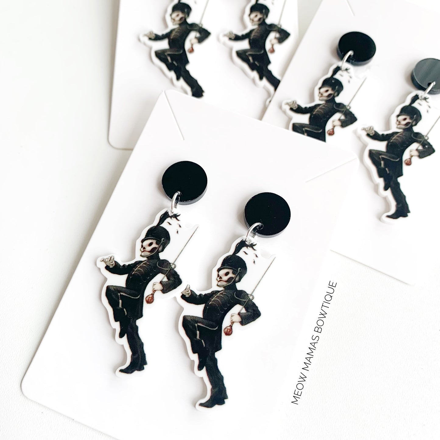 Welcome to the black parade dangle earrings