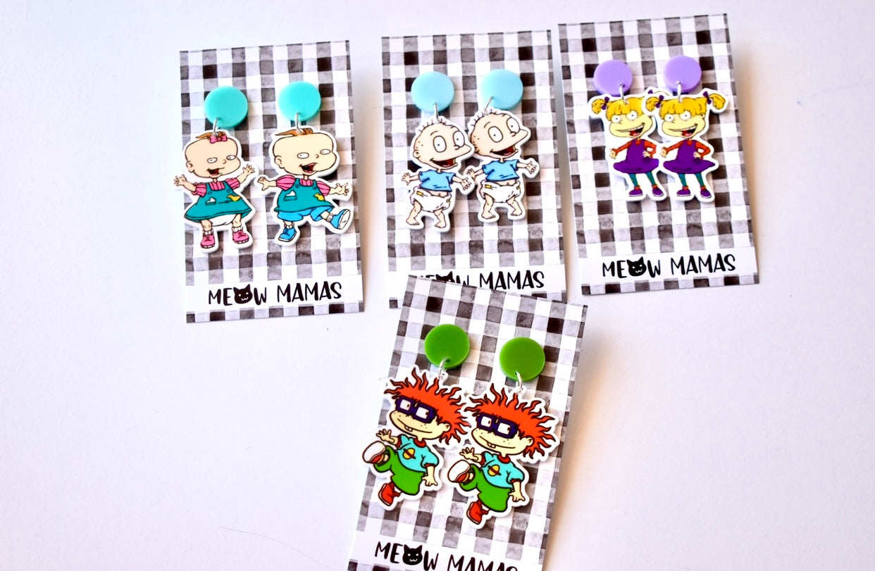 Chucky dangle earrings