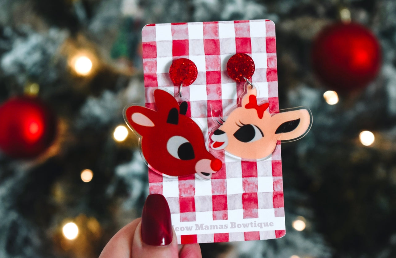 Rudolph and Clarice dangles