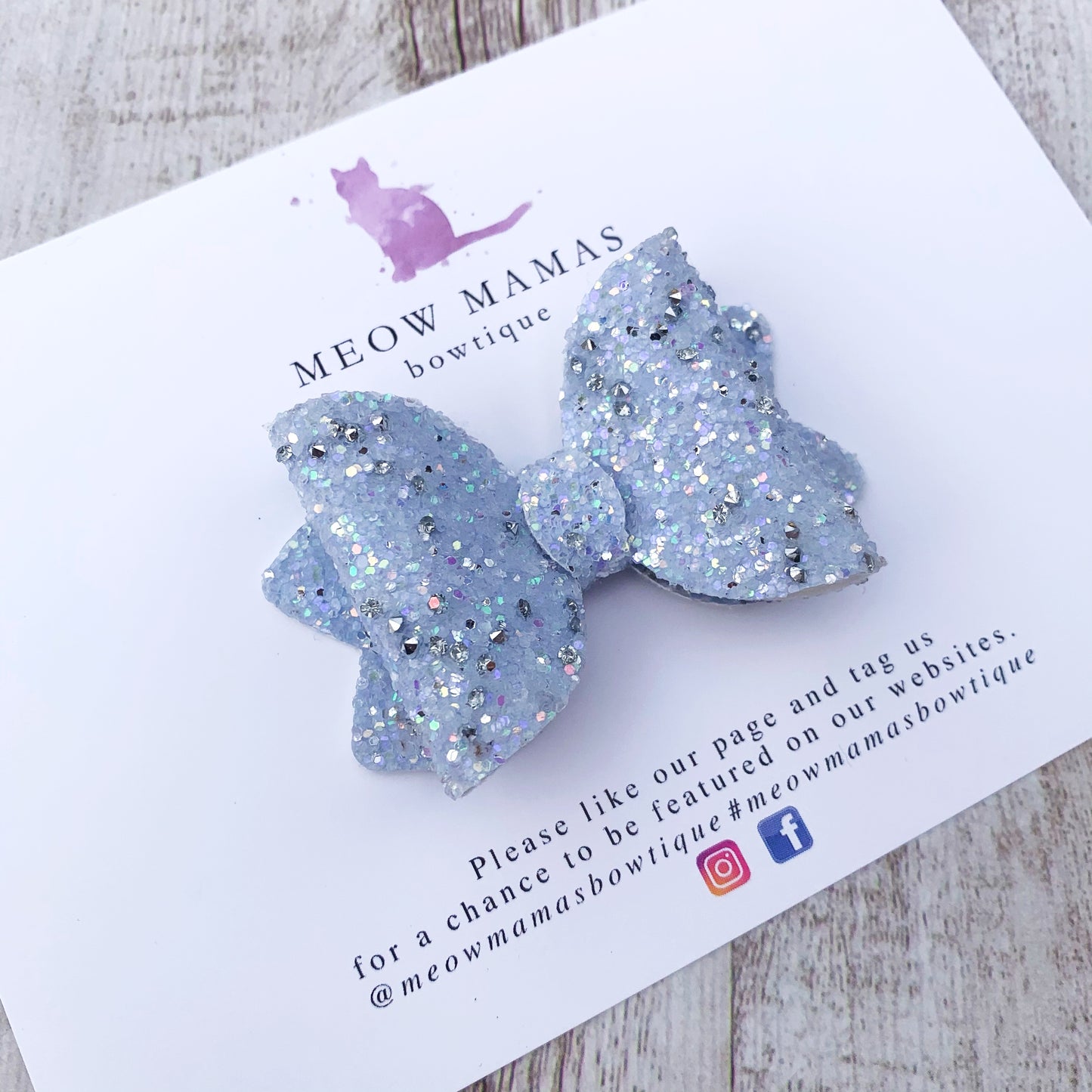Diamond petite bow