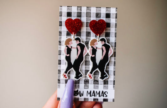 Tell me about it stud dangle earrings