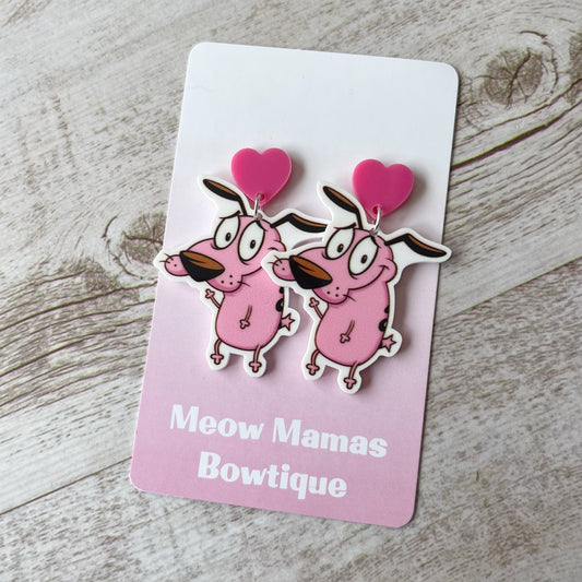 Courage the cowardly dog dangles