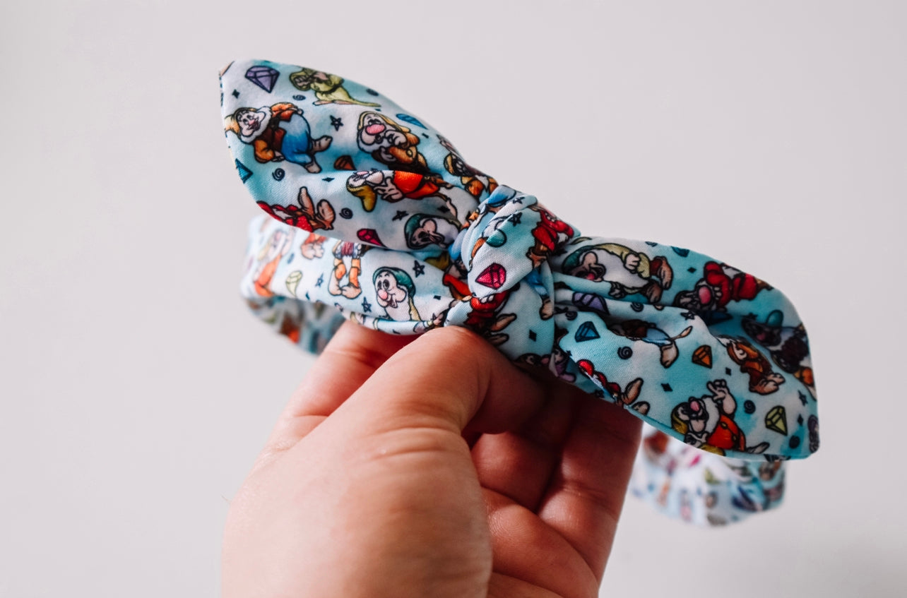 Diamond Mine Dwarfs Twist Knot hard headband