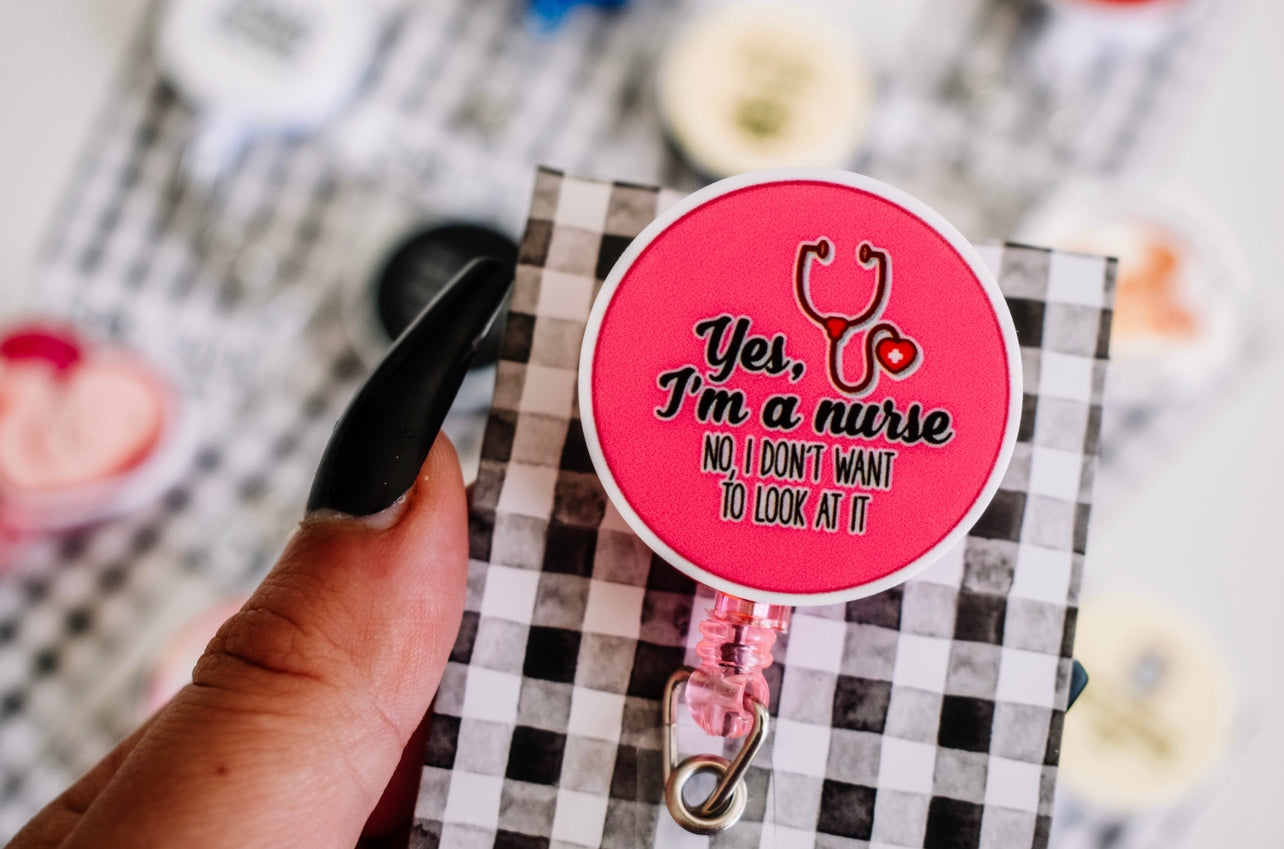 Nurses ick Badge reel