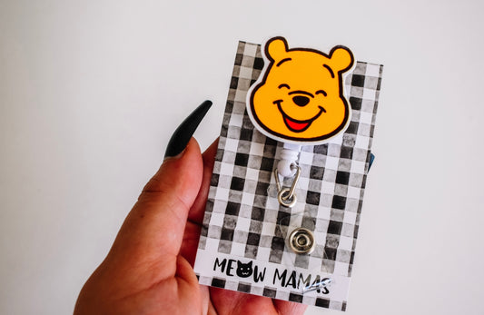 Hunny bear Badge reel