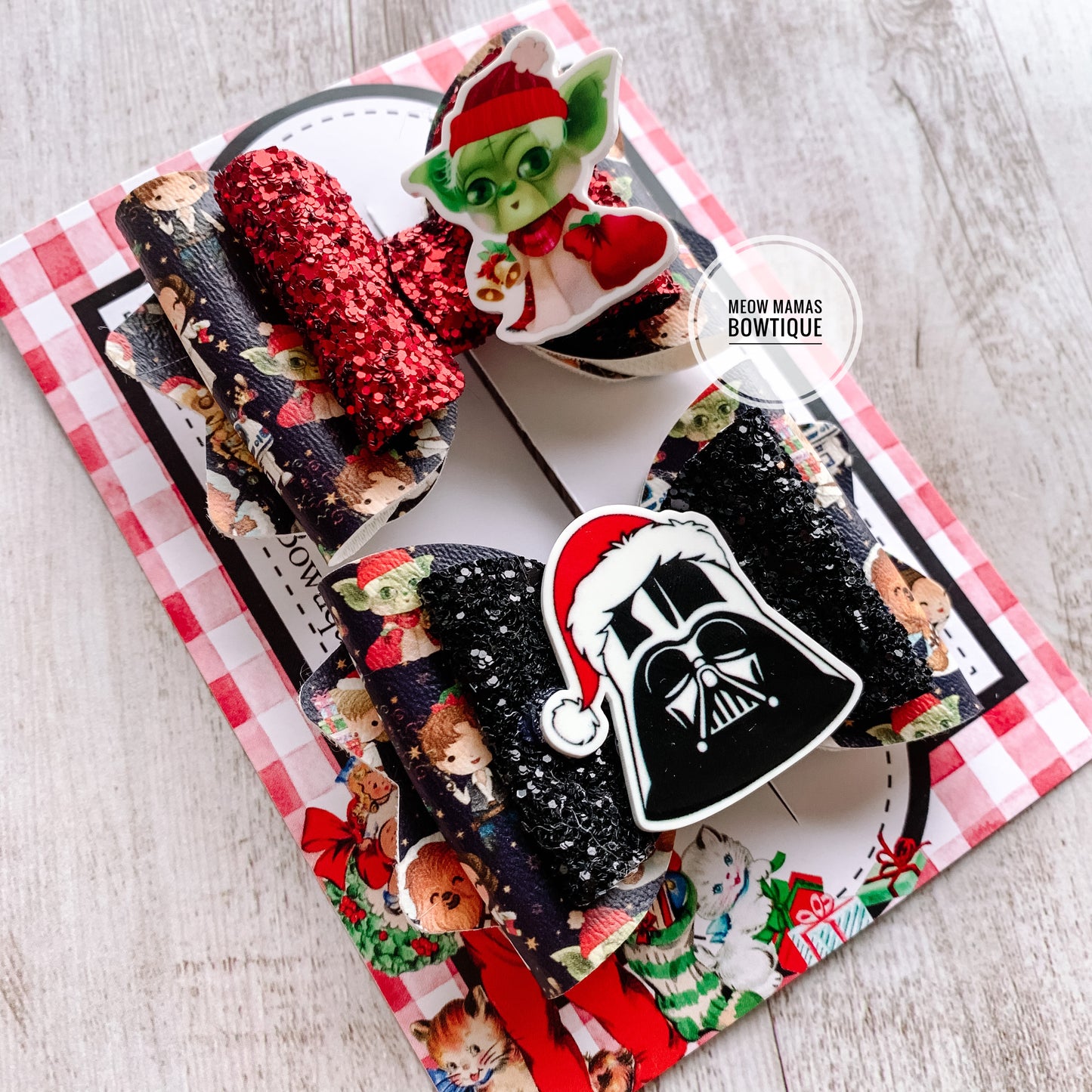 Luke ; I am your Father Christmas bow
