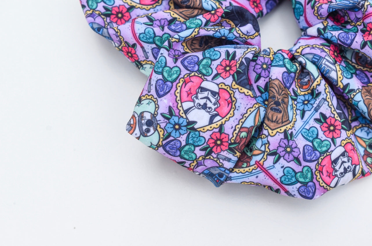Tattoo space wars scrunchie