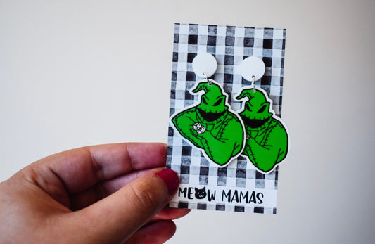 Oogie boogie earrings