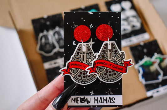 Chewie dangle earrings