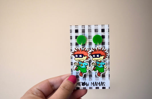 Chucky dangle earrings