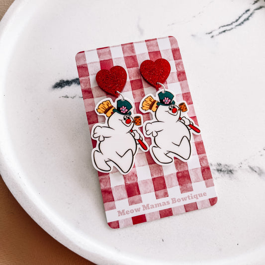 Frosty the snowman dangles