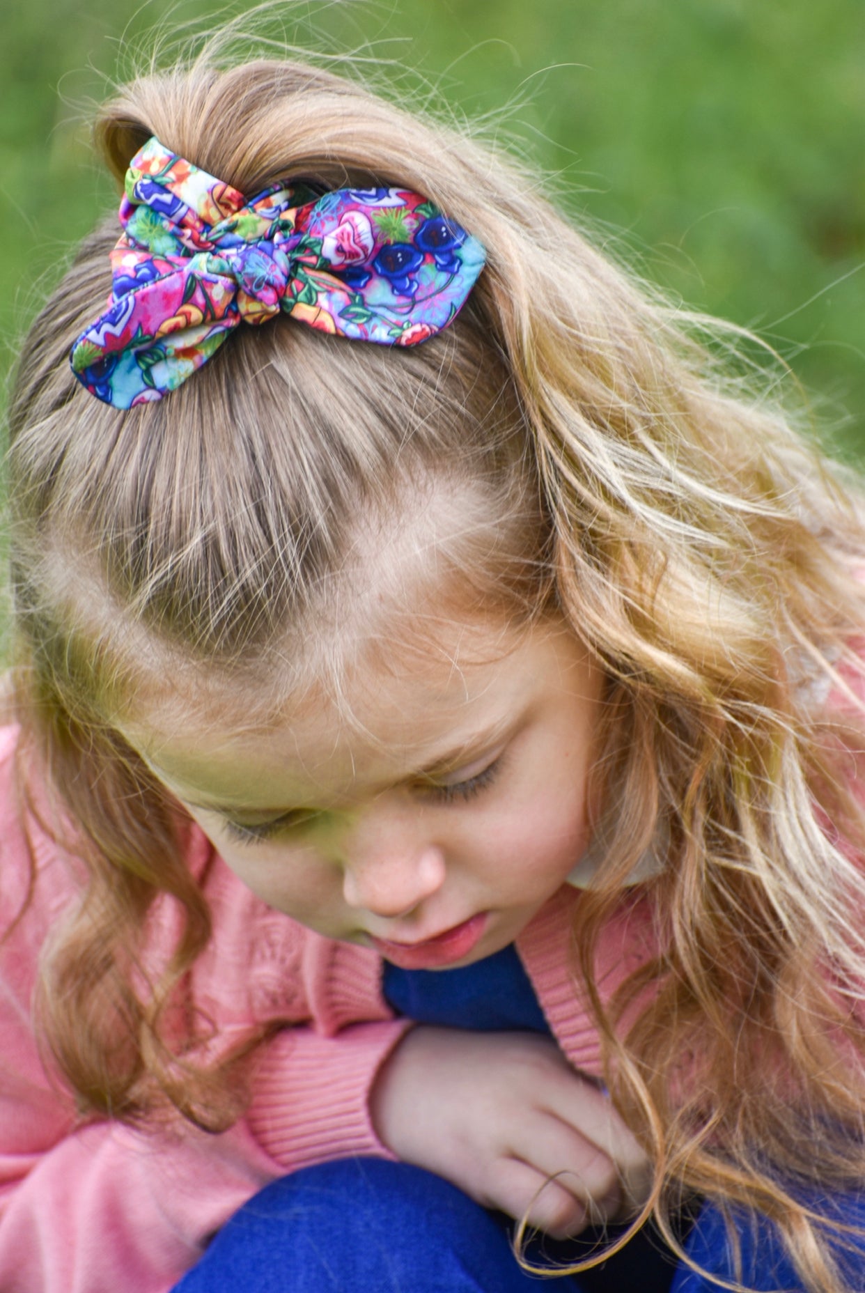 The golden afternoon small twist scrunchie