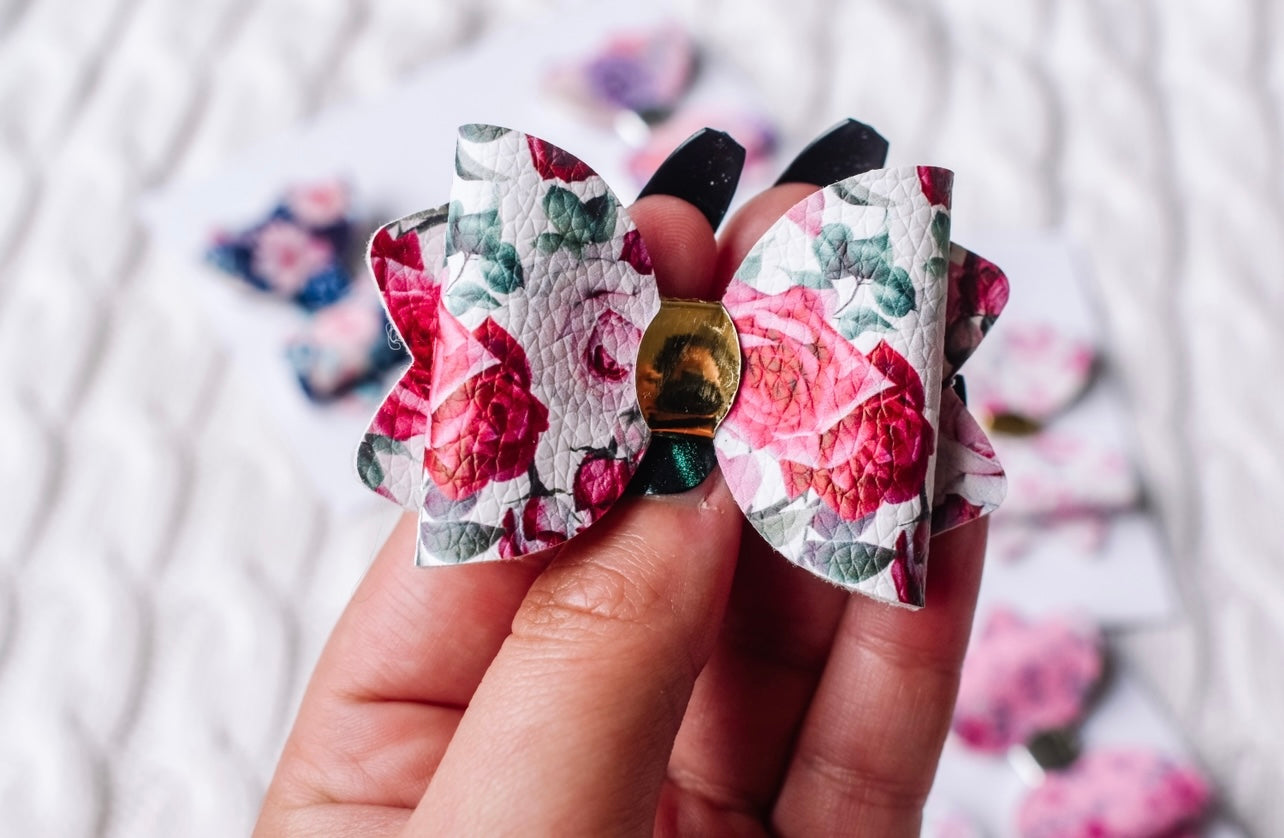 Floral petite bows