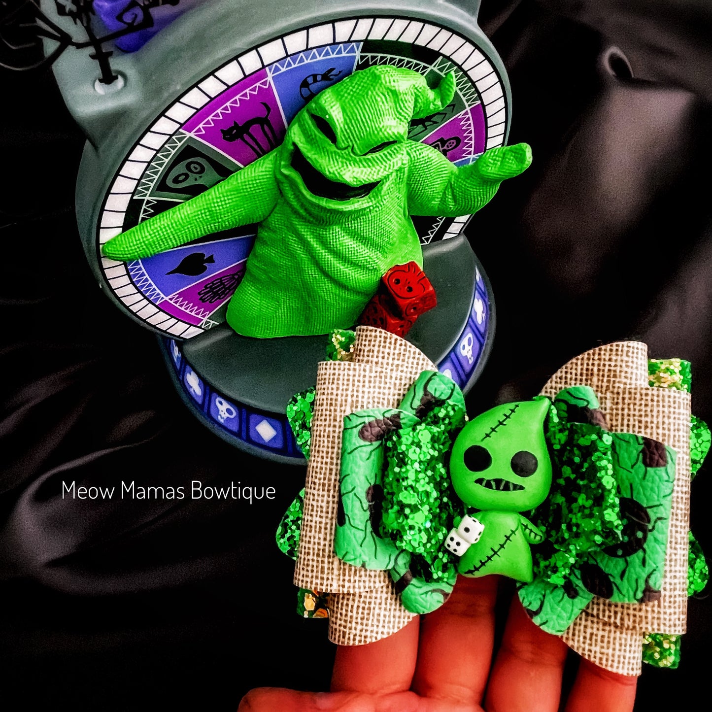 Oogie Boogie Clay bow