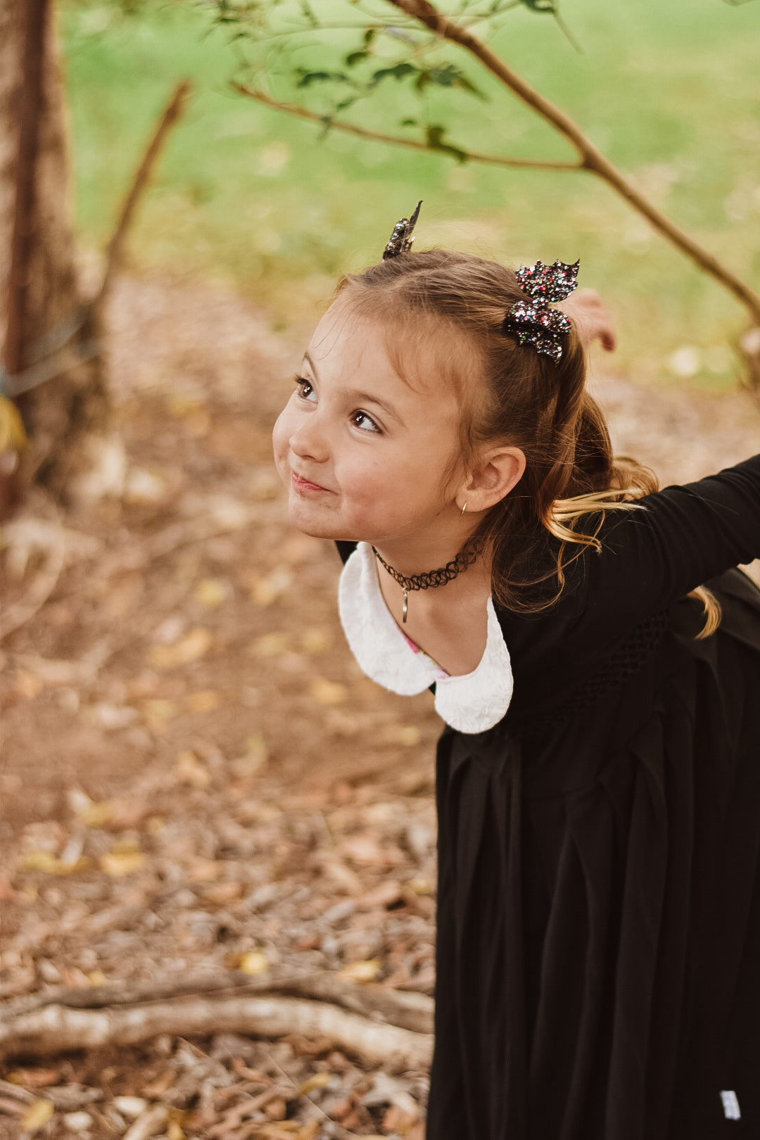 Starry night bat pigtails